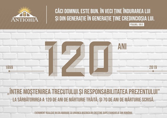BISERICA CRESTINA DUPA EVANGHELIE SARBATORESTE 120 ANI DE EXISTENTA IN ROMANIA BISERICA CRESTINA DUPA EVANGHELIE SARBATORESTE 120 ANI DE EXISTENTA IN ROMANIA