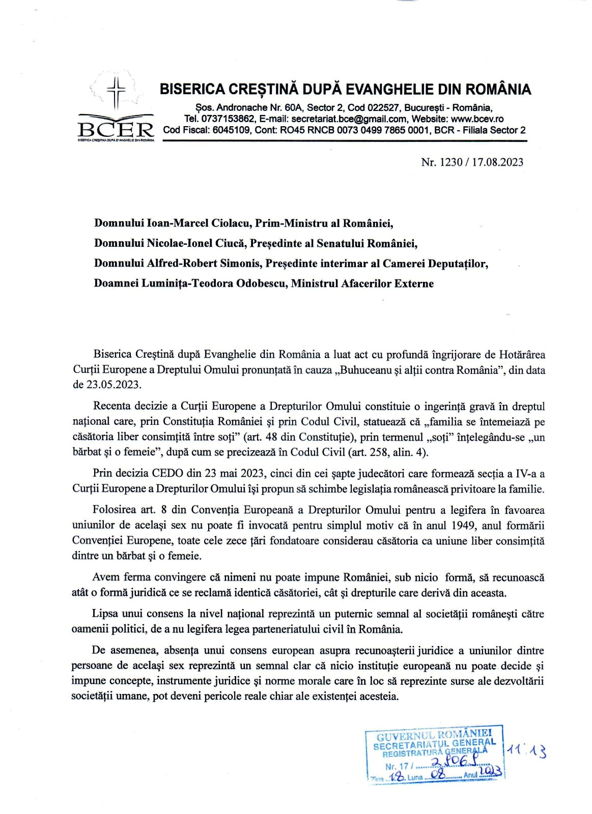 COMUNICAT INGERINTA CEDO IN DREPTUL NATIONAL AL ROMANIEI (PARTEA I)